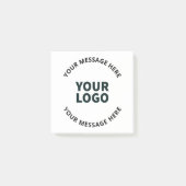 Uw logo, ontwerp, foto, artwork of andere afbeeldi post-it® notes (Voorkant)