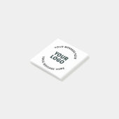 Uw logo, ontwerp, foto, artwork of andere afbeeldi post-it® notes (Schuin)