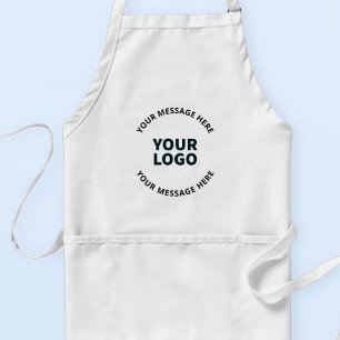 Uw logo, ontwerp, foto, artwork of andere afbeeldi standaard schort