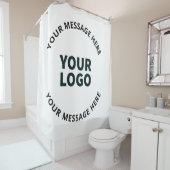 Uw Logo, ontwerp, foto, kunstwerk of ander Afbeeld Douchegordijn (In situ)