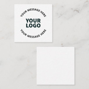 Uw Logo, ontwerp, foto, kunstwerk of ander Afbeeld Notitiekaartje