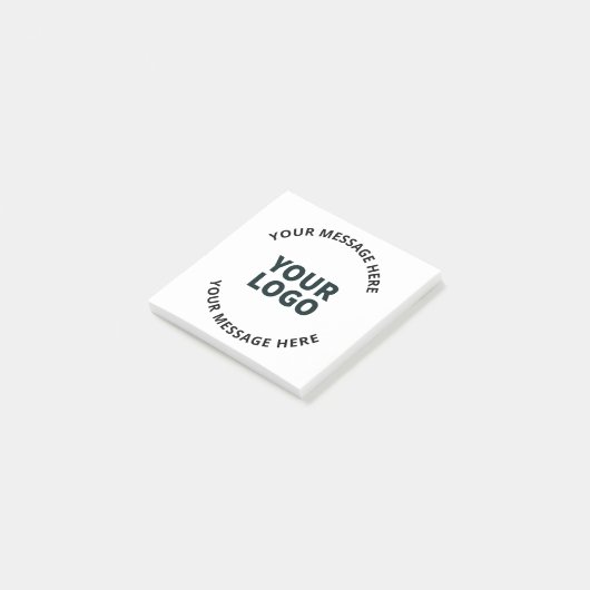 Uw Logo, ontwerp, foto, kunstwerk of ander Afbeeld Post-it® Notes (Schuin)