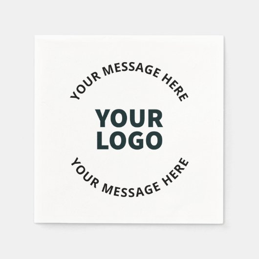 Uw Logo, ontwerp, foto, kunstwerk of ander Afbeeld Servet (Voorkant)