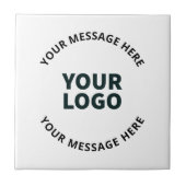 Uw Logo, ontwerp, foto, kunstwerk of ander Afbeeld Tegeltje (Voorkant)
