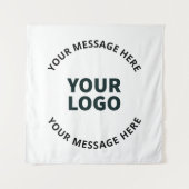 Uw Logo, ontwerp, foto, kunstwerk of ander Afbeeld Wandkleed (Voorkant)