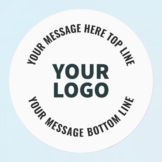 Uw logo-ontwerp of afbeelding | Vet bewerkbare tek Labels