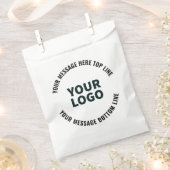 Uw Logo-ontwerp of -Afbeelding | Vetgedrukte bewer Bedankzakje (Geknipt)