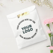 Uw Logo-ontwerp of -Afbeelding | Vetgedrukte bewer Bedankzakje (Gezegeld)