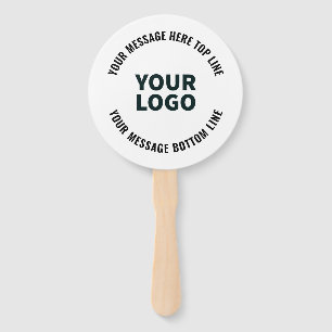 Uw Logo-ontwerp of -Afbeelding Vetgedrukte bewer Handwaaier