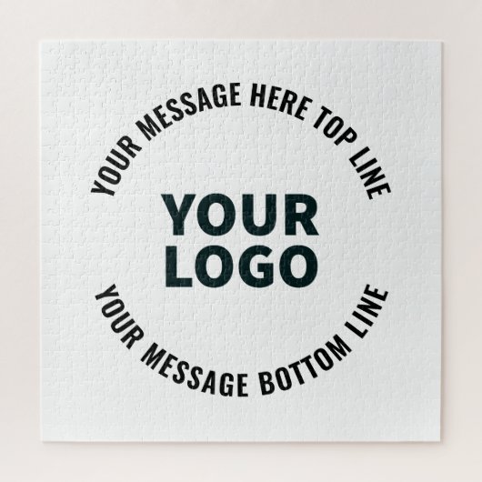 Uw Logo-ontwerp of -Afbeelding | Vetgedrukte bewer Legpuzzel (Verticaal)