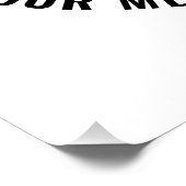 Uw Logo-ontwerp of -Afbeelding | Vetgedrukte bewer Perfect Poster (Hoek)