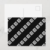 Uw Logo, ontwerp of foto diagonaal betegeld Briefkaart (Voorkant / Achterkant)