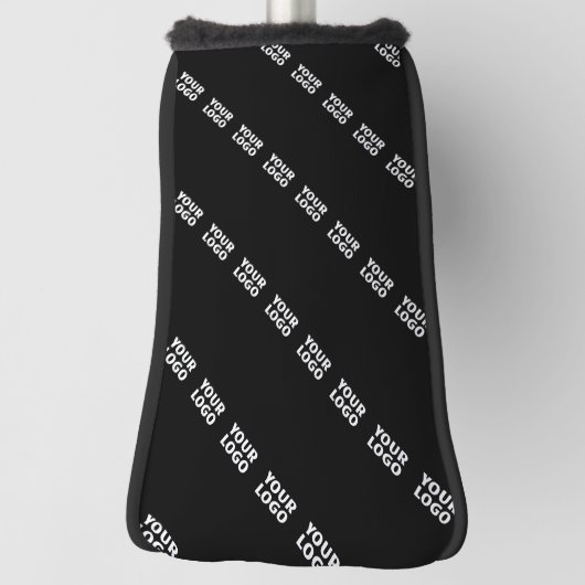 Uw Logo, ontwerp of foto diagonaal betegeld Golfheadcover (Draai 90)