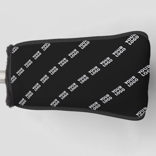 Uw Logo, ontwerp of foto diagonaal betegeld Golfheadcover (Voorkant)