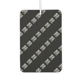 Uw Logo, ontwerp of foto diagonaal betegeld Luchtverfrisser