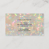 Uw logo op briljante Opal Stone foto Visitekaartje (Achterkant)