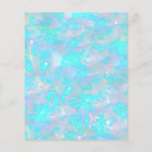 uw logo op de achtergrond van de optische steentex flyer (Achterkant)