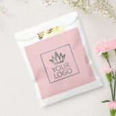 Uw Logo op om het even welke kleurenachtergrond Bedankzakje (Gezegeld)