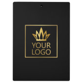 Uw Logo op om het even welke kleurenachtergrond Klembord (Achterkant)