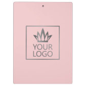 Uw Logo op om het even welke kleurenachtergrond Klembord (Achterkant)