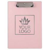 Uw Logo op om het even welke kleurenachtergrond Klembord (Voorkant)