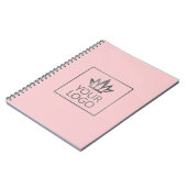 Uw Logo op om het even welke kleurenachtergrond Notitieboek (Linkerzijde)