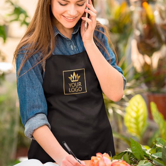 Uw Logo op om het even welke kleurenachtergrond Schort