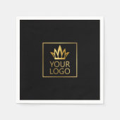 Uw Logo op om het even welke kleurenachtergrond Servet (Voorkant)