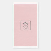 Uw Logo op om het even welke kleurenachtergrond Servet (Voorkant)