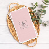 Uw Logo op om het even welke kleurenachtergrond Servet