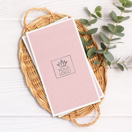 Uw Logo op om het even welke kleurenachtergrond Servet