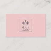 Uw Logo op om het even welke kleurenachtergrond Visitekaartje (Voorkant)