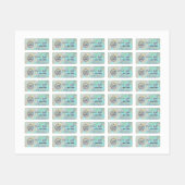 Uw logo op Opal achtergrond Labels (Vel)