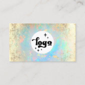 Uw logo op Opal geïnspireerde achtergrond Visitekaartje (Voorkant)