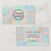 Uw logo op Opal visitekaartje (Voorkant / Achterkant)