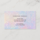 uw logo op pastelwaterverf visitekaartje (Achterkant)