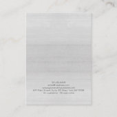 Uw Logo op Wit Hout Oorbel Sieraden Display Visitekaartje (Achterkant)