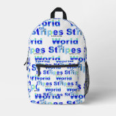 Uw Logo-patroon aanpassen Bedrukte Rugzak (Voorkant)