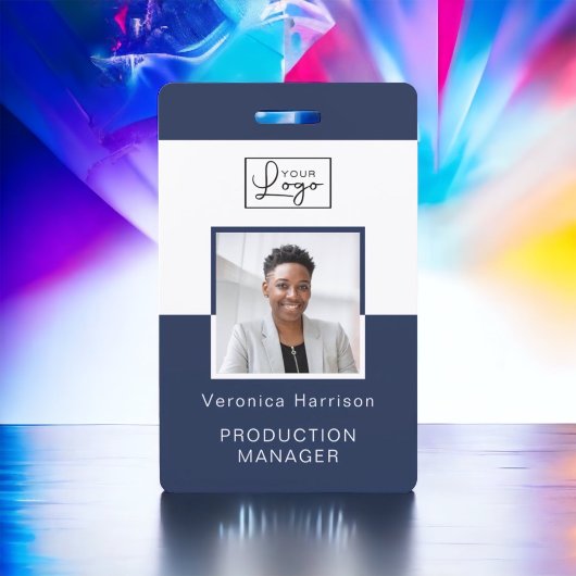 Uw Logo Personeelsfoto ID-badge  Badge