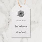 Uw Logo Prijs Label Goud Uw Info Bedrijf (Achterkant)