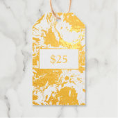 Uw Logo Prijs Label Goud Uw Info Bedrijf (Voorkant)