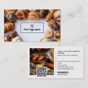 Uw Logo Professional 2 foto's QR-code & socials Visitekaartje