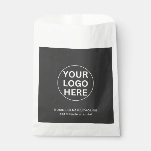 Uw Logo Professional Business Promotie Grijs Bedankzakje (Voorkant)