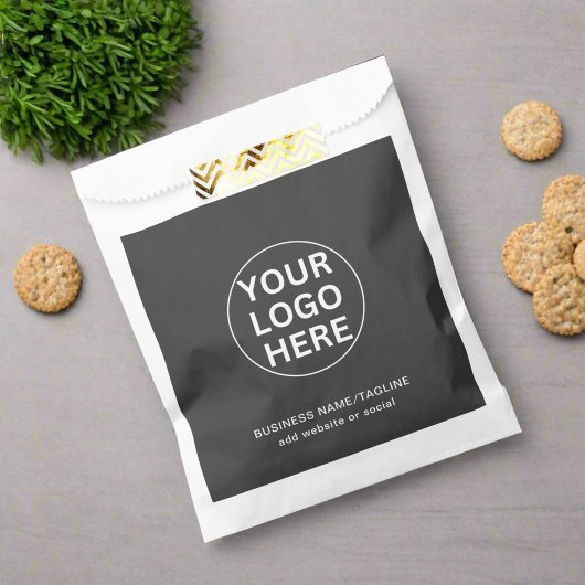 Uw Logo Professional Business Promotie Grijs Bedankzakje