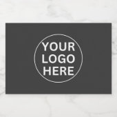 Uw Logo Professional Promotionele Zakelijk Grijs Voedselcontainer Etiket (Enkel label)