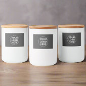 Uw Logo Professional Promotionele Zakelijk Grijs Voedselcontainer Etiket