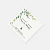 Uw Logo Professional Retirement Greenery Servet (Hoek)