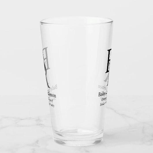 Uw Logo Professioneel Zakelijk Promotiebier Glas (Links)