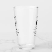 Uw Logo Professioneel Zakelijk Promotiebier Glas (Rechts)