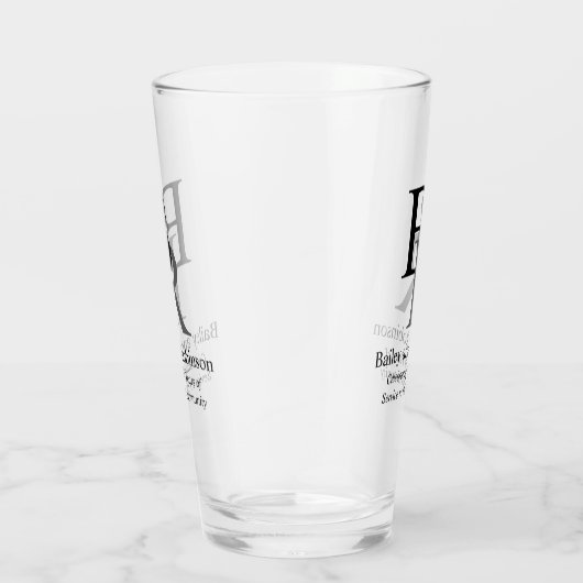 Uw Logo Professioneel Zakelijk Promotiebier Glas (Rechts)